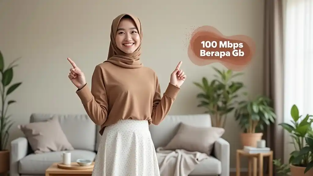 100 Mbps Berapa Gb  | IndiHome Jasa Web Terpercaya
