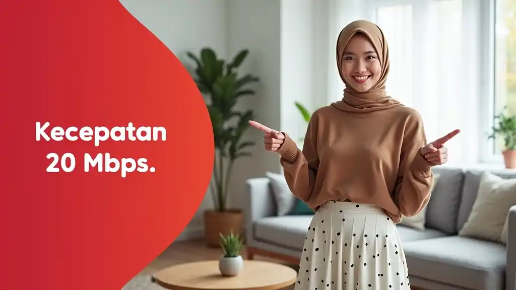 Kecepatan 20 Mbps Indihome