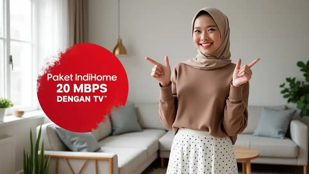 Paket Indihome 20 Mbps Dengan Tv