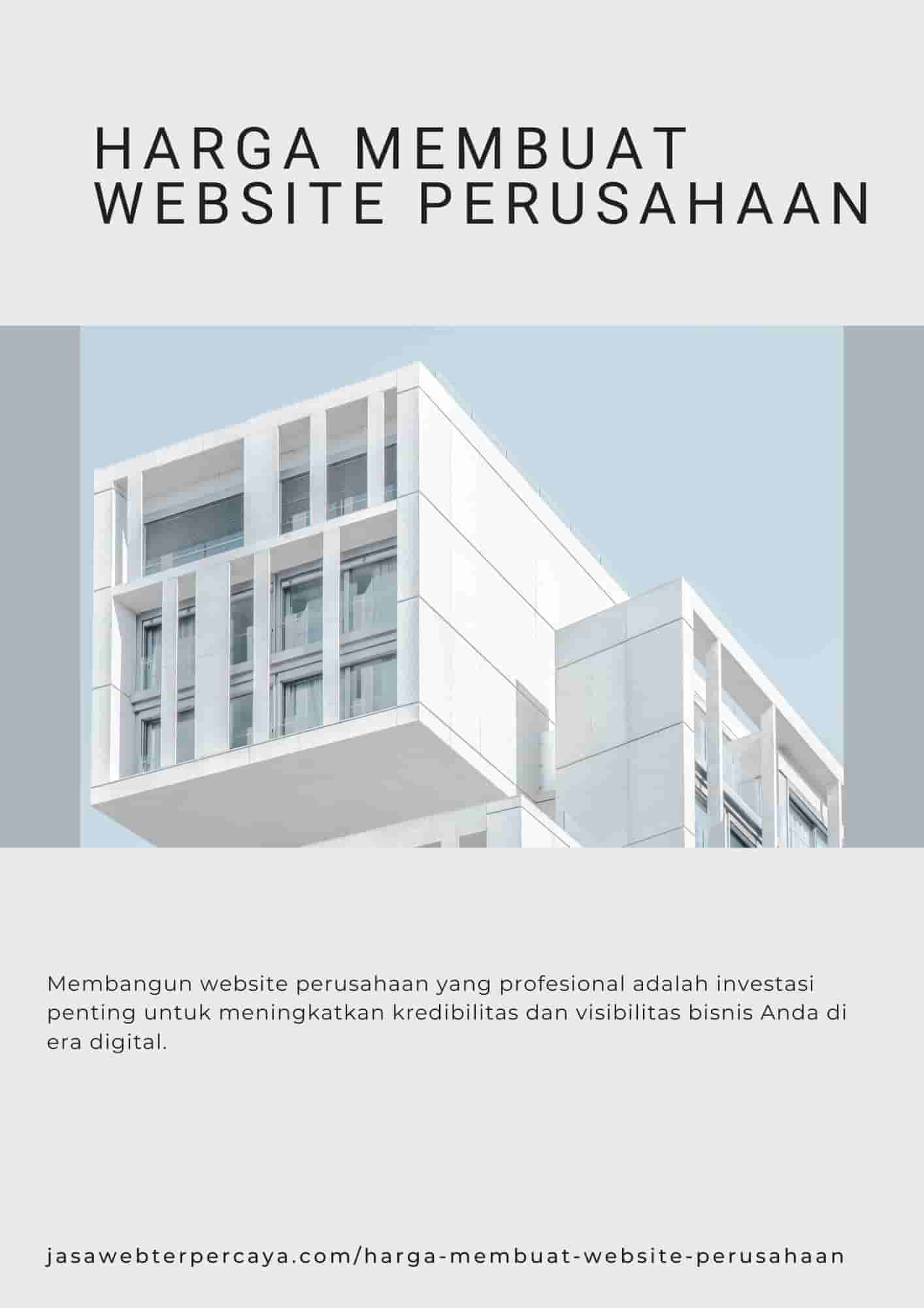 Harga Membuat Website Perusahaan