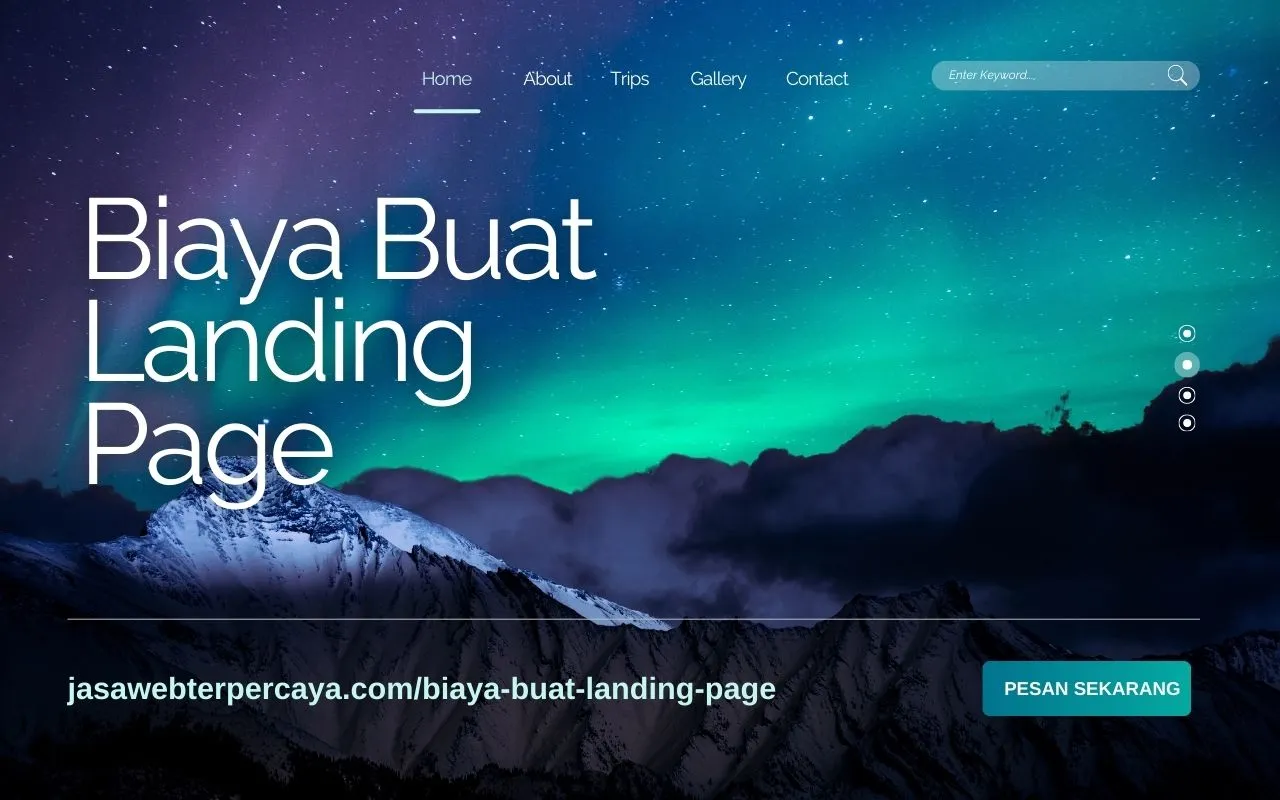 Biaya Buat Landing Page
