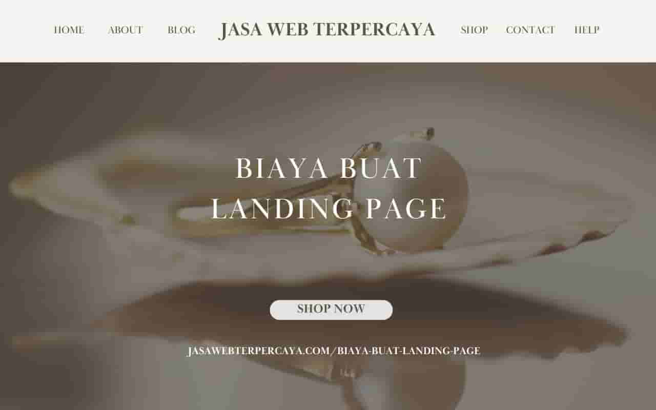 Biaya Buat Landing Page