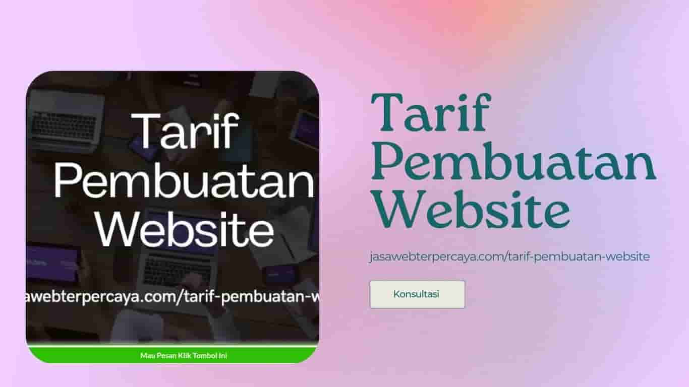 Tarif Pembuatan Website